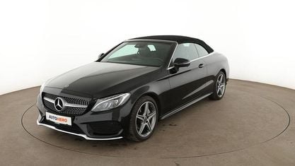 Gebraucht Mercedes C200 AMG line 184 PS (135 kW) 2017 Schwarz Cabrio