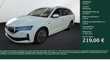 Gebraucht Skoda Octavia Tour 150 PS (110 kW) 2025 Weiß Kombi