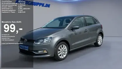 Gebraucht VW Polo Comfortline 90 PS (66 kW) 2015 Grau met Kleinwagen