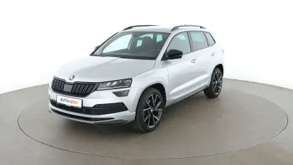 Gebraucht Skoda Karoq SportLine 190 PS (139 kW) 2020 Silber SUV