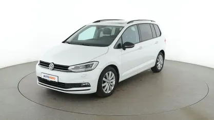 Gebraucht VW Touran Highline 150 PS (110 kW) 2018 Weiß Van / Kleinbus