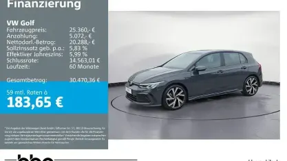 Usata VW Golf VIII R-line 131 CV (96 kW) 2024 Grigio Berlina