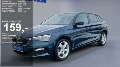Usata Skoda Scala Style 150 CV (110 kW) 2020 Blu Utilitaria