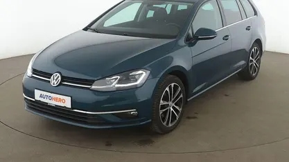 Gebraucht VW Golf VII Highline 150 PS (110 kW) 2017 Grün Kombi