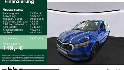 Gebraucht Skoda Fabia Active 80 PS (58 kW) 2023 Blau Kleinwagen