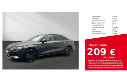 Gebraucht Audi A3 Advanced 150 PS (110 kW) 2025 Manhattangrau Limousine