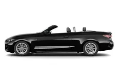 Black sapphire metallic (schwarz) Gebraucht 2025 BMW 420 Comfort Edition Cabrio | 59.990 € (Fairer Preis)