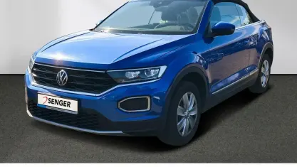 Gebraucht VW T-Roc Cabriolet Style 110 PS (80 kW) 2021 Ravennablau Cabrio