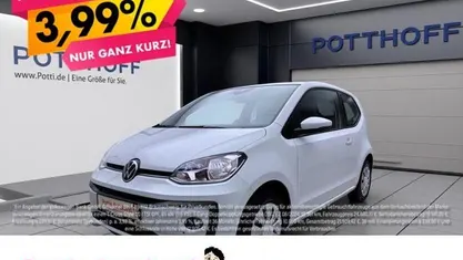 Weiss Gebraucht 2021 VW up! move up! Kleinwagen | 9.577 € (Fairer Preis)