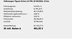 Delfingrau metallic Neu 2024 VW Tiguan R-line SUV | 54.970 € (Fairer Preis)