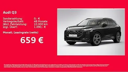 Neu Audi Q3 Ambiente 204 PS (150 kW) 2026 Schwarz SUV