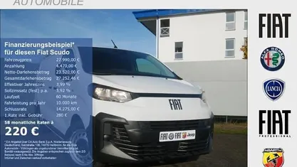 Neu Fiat Scudo 120 PS (88 kW) 2025 Gelato weiß Van