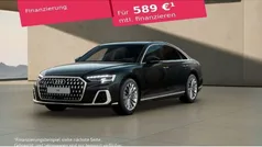 Schwarz (mythosschwarz metallic) Gebraucht 2024 Audi A8 Advanced Limousine | 65.650 €
