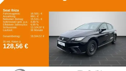 Gebraucht Seat Ibiza Style 116 PS (85 kW) 2024 Schwarz Kleinwagen