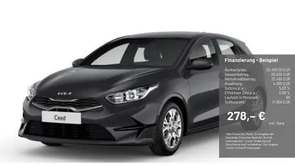 Grau Neu 2025 Kia Ceed Kleinwagen | 25.490 € (Fairer Preis)