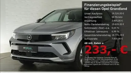 Gebraucht Opel Grandland X Enjoy 131 PS (96 kW) 2024 Grau SUV