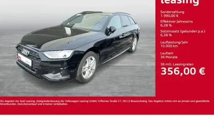 Second-hand Audi A4 Advanced 204 CP (150 kW) 2022 Negru Break