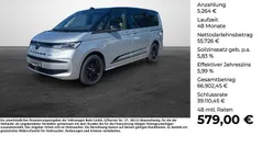 Silber Neu 2025 VW T7 Edition Van | 60.990 € (Fairer Preis)