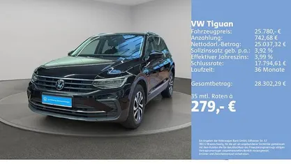 Gebraucht VW Tiguan Active 245 PS (180 kW) 2022 Deep black perleffekt SUV