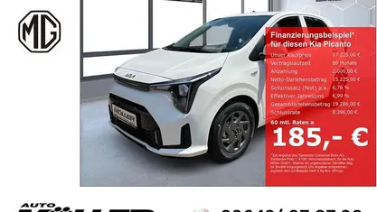 Neu Kia Picanto Vision 68 PS (50 kW) 2025 Weiss Kleinwagen