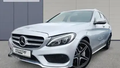 Occasion Mercedes C220 AMG 170 PK (125 kW) 2018 Zilver Stationwagen