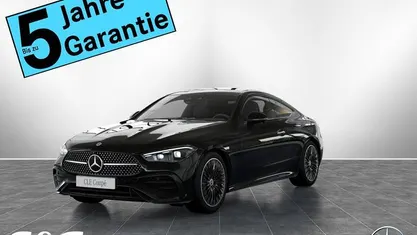 Metalliclack obsidianschwarz Gebraucht 2025 Mercedes CLE300 AMG Coupé | 71.299 €
