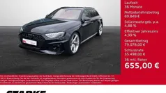 Schwarz (sebringschwarz kristalleffekt) Gebraucht 2023 Audi RS4 Ambiente Kombi | 79.990 € (Fairer Preis)