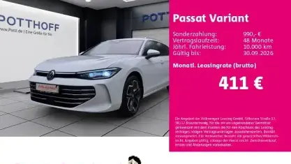 Gebraucht VW Passat Elegance 193 PS (141 kW) 2024 Weiß Kombi