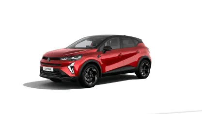 Neu Renault Captur Techno 2025 Dezirrot metallic, black pearlschwarz metallic (rot) SUV
