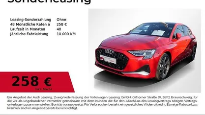 Progressivrot metallic Gebraucht 2025 Audi A3 Ambiente Limousine | 33.440 € (Guter Preis)