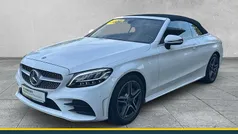 Weiß Gebraucht 2020 Mercedes C180 AMG line Cabrio | 32.490 € (Guter Preis)