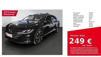 Gebraucht VW Arteon R-line 218 PS (160 kW) 2021 Schwarz Limousine