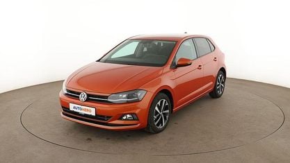 Gebraucht VW Polo Highline 95 PS (69 kW) 2018 Orange Kleinwagen