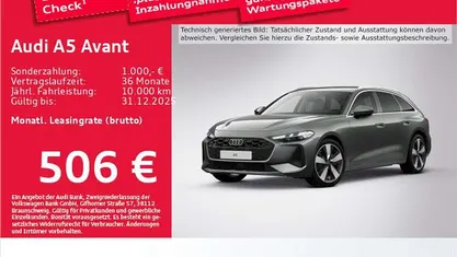 Grau Gebraucht 2025 Audi A5 Sport Kombi | 51.832 € (Fairer Preis)
