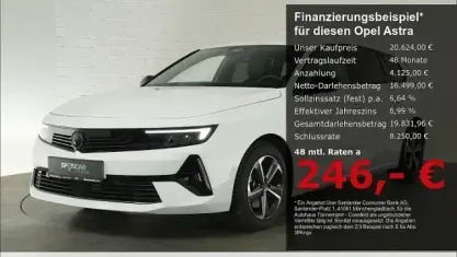 Gebraucht Opel Astra 131 PS (96 kW) 2024 Weiss Kleinwagen