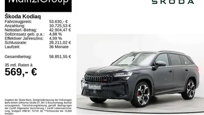 Gebraucht 2025 Skoda Kodiaq RS SUV | 53.630 € (Fairer Preis)