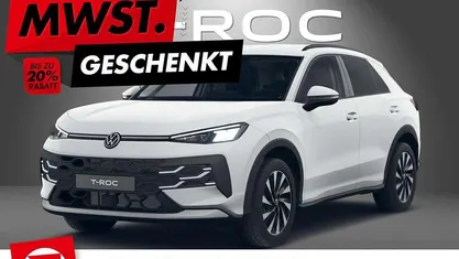 Weiß Neu 2025 VW T-Roc Life SUV | 32.194 € (Fairer Preis)
