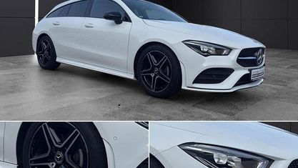 Gebraucht Mercedes CLA180 Shooting Brake AMG line 136 PS (100 kW) 2019 Weiss Kombi