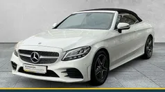 Weiß Gebraucht 2020 Mercedes C180 AMG line Cabrio | 32.490 € (Superpreis)