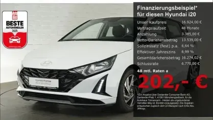Gebraucht Hyundai i20 Trend 101 PS (74 kW) 2025 Weiss Kleinwagen