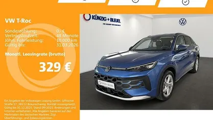 Gebraucht 2026 VW T-Roc Life SUV | 44.110 € (Fairer Preis)