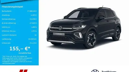 Gebraucht VW T-Cross R-line 150 PS (110 kW) 2025 Schwarz SUV
