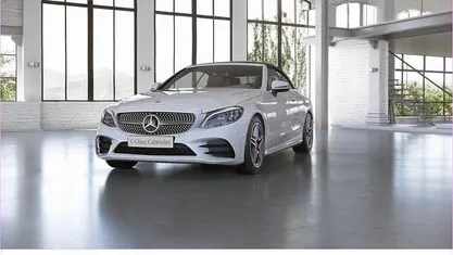 Gebraucht Mercedes C180 AMG 156 PS (114 kW) 2022 Unilack polarweiß Cabrio