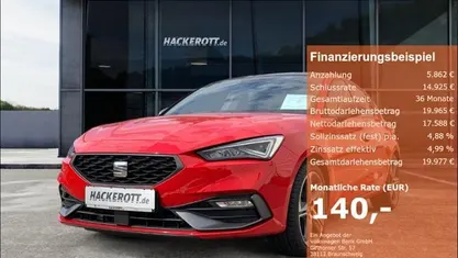 Rot Gebraucht 2022 Seat Leon FR Limousine | 23.450 € (Fairer Preis)