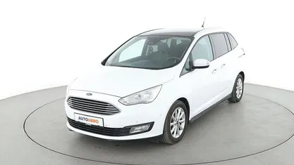 Weiß Gebraucht 2018 Ford Grand C-Max Titanium Van / Kleinbus | 12.290 € (Fairer Preis)