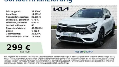 Deluxeweiss metallic Neu 2025 Kia Sportage GT-Line SUV | 37.450 € (Fairer Preis)