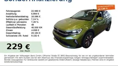 Visual green metallic Gebraucht 2024 VW Taigo Move SUV | 22.980 € (Fairer Preis)