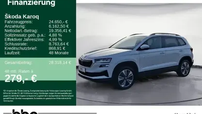 Gebraucht Skoda Karoq Selection 150 PS (110 kW) 2023 Weiß SUV