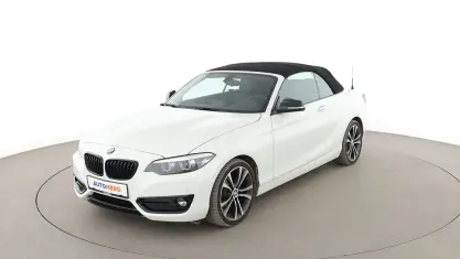Gebraucht BMW 218 Sport Line 136 PS (100 kW) 2021 Weiß Cabrio