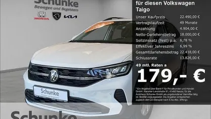 Gebraucht VW Taigo Life 110 PS (80 kW) 2023 Weiss SUV